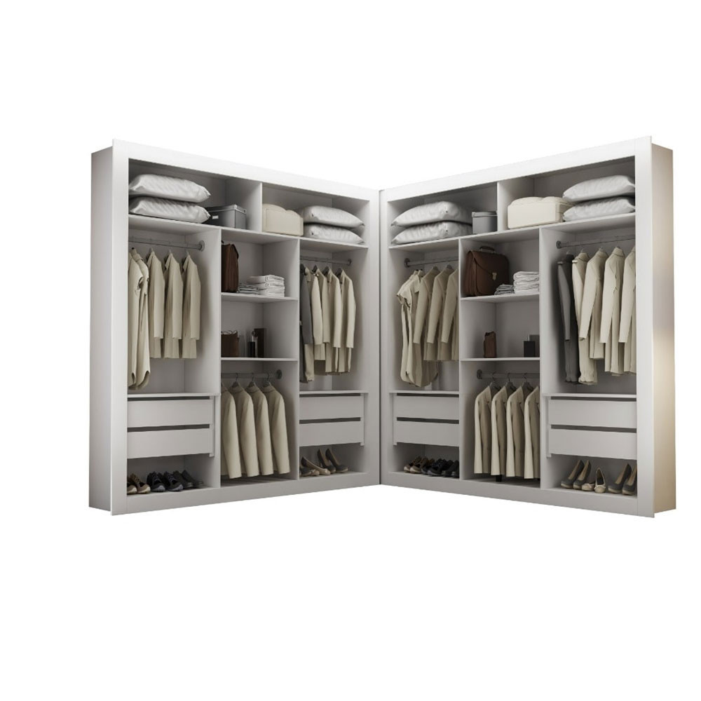 Closet Berlim Premium 8 Gavetas Convencional Rufato - Home & Living