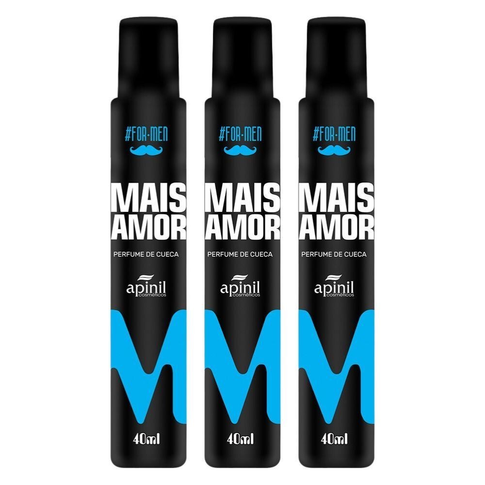 Kit C/3 Perfume Cueca Desodorante Intimo Spray Apinil em Oferta na Shopee