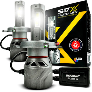 Lâmpada Ultraled Shocklight S17x 5500 Lúmens 6500k H4 em Oferta na Shopee