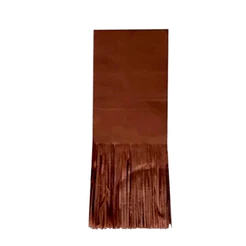 Papel para Bala de Coco - 8,5 x 21,5 cm - Marrom - 48 unidades - CampFestas - Rizzo