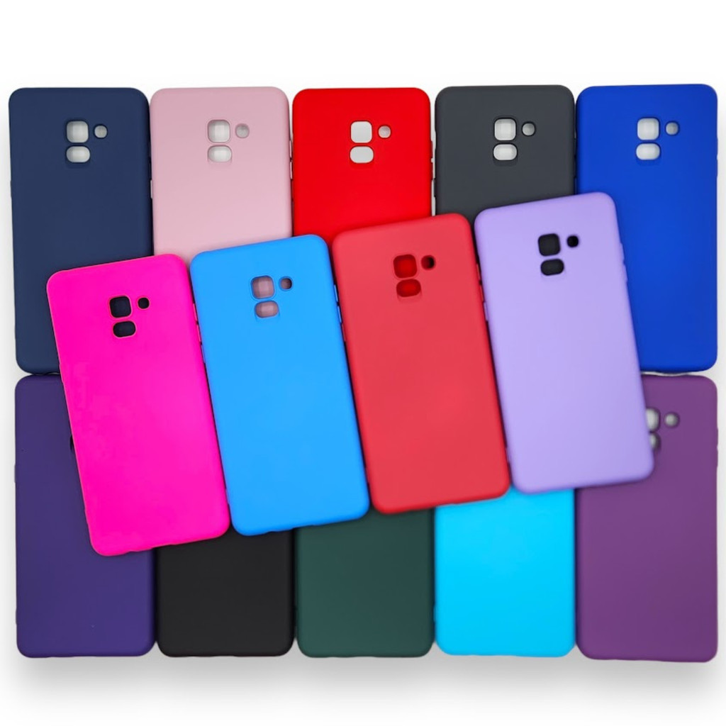Capa Para Samsung Galaxy A8 PLUS 2018 Silicone Aveludada Capinha de Celular em Oferta na Shopee