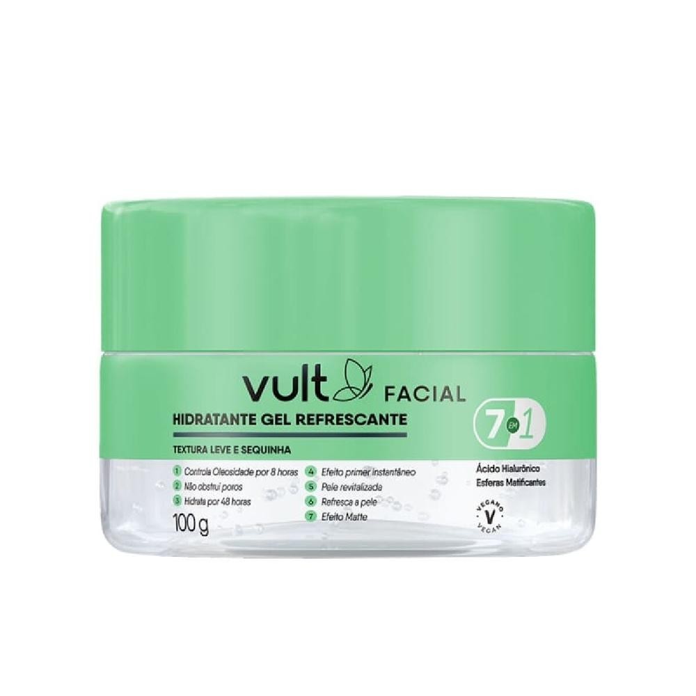 Gel Hidratante Facial Vult Refrescante 7 em 1 100g