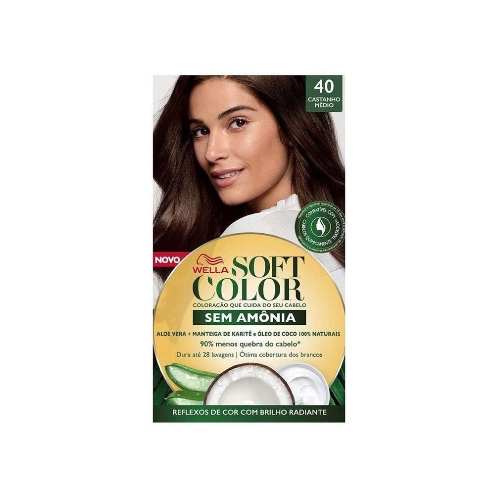 Tintura Soft Color 40 Castanho Medio