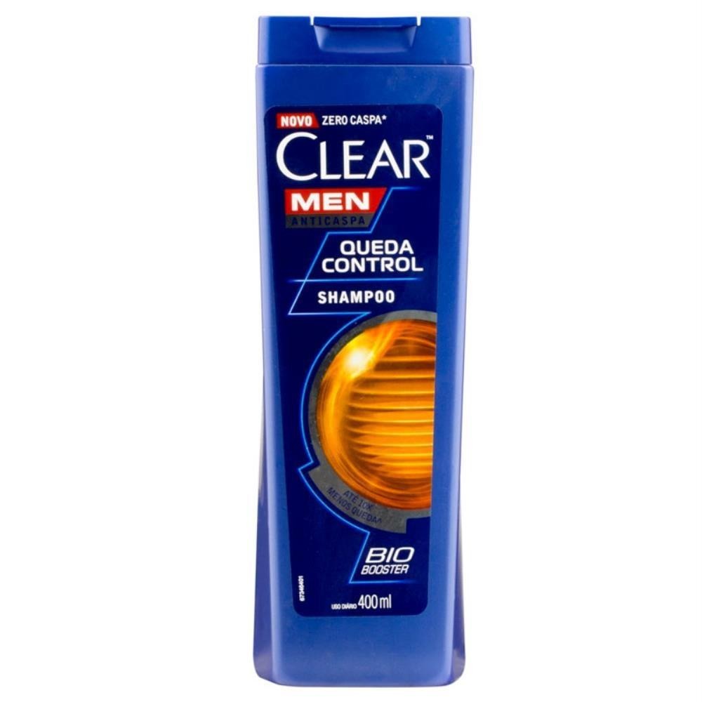 CLEAR MEN SHAMPOO ANTICASPA QUEDA CONTROL COM 400ML em Oferta na Shopee