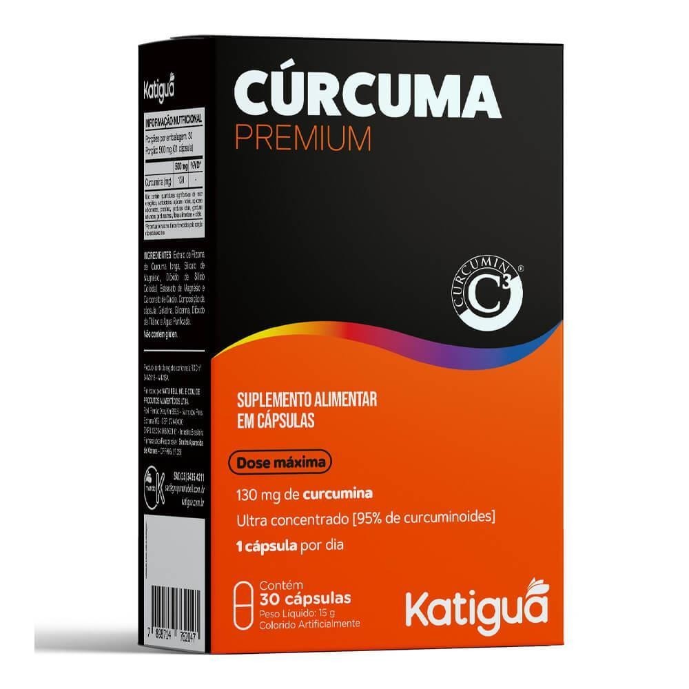 CÚRCUMA PREMIUM DOSE MÁXIMA COM 30 CÁPSULAS em Oferta na Shopee