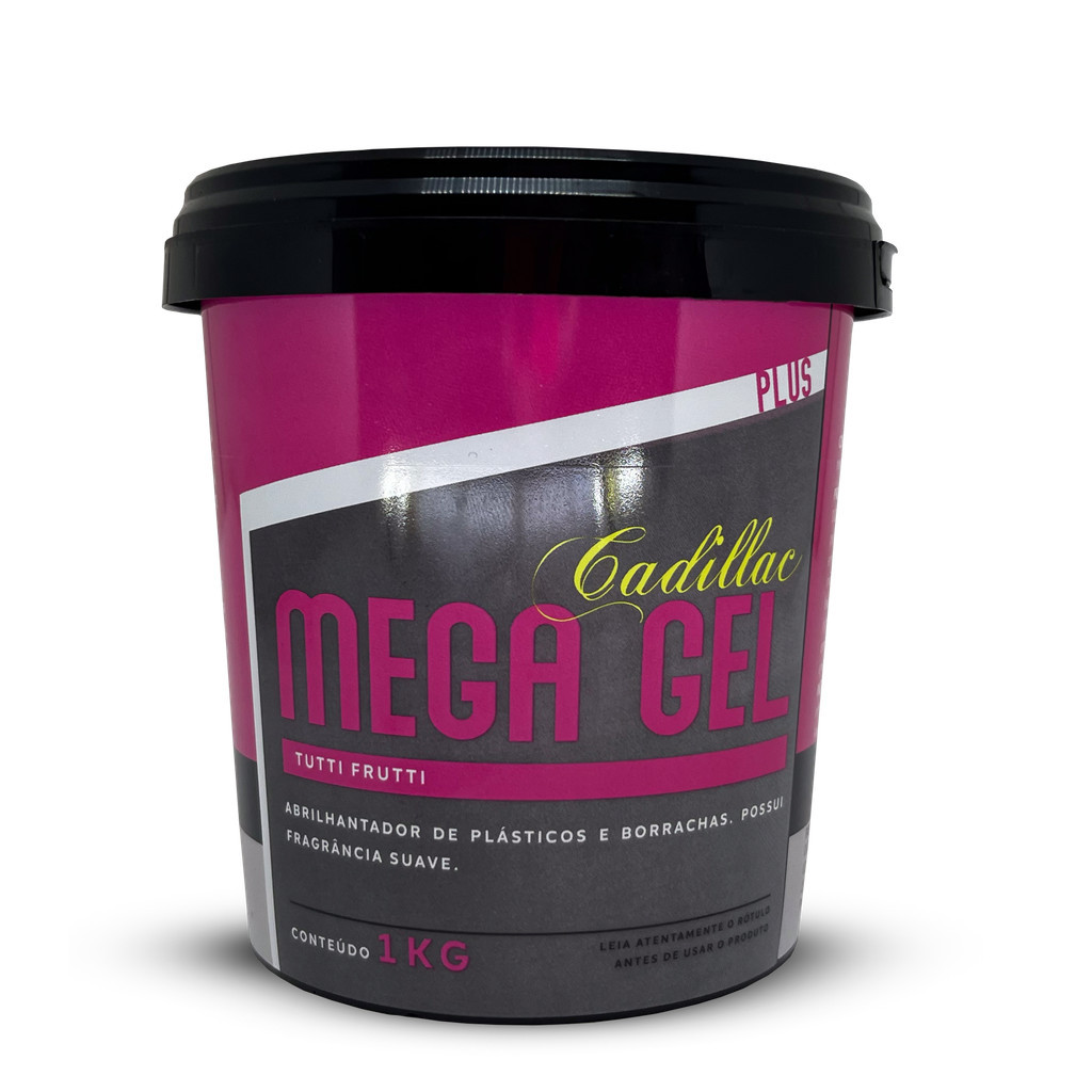 Silicone P/ Plásticos Mega Gel Tutti-frutti 1kg Cadillac