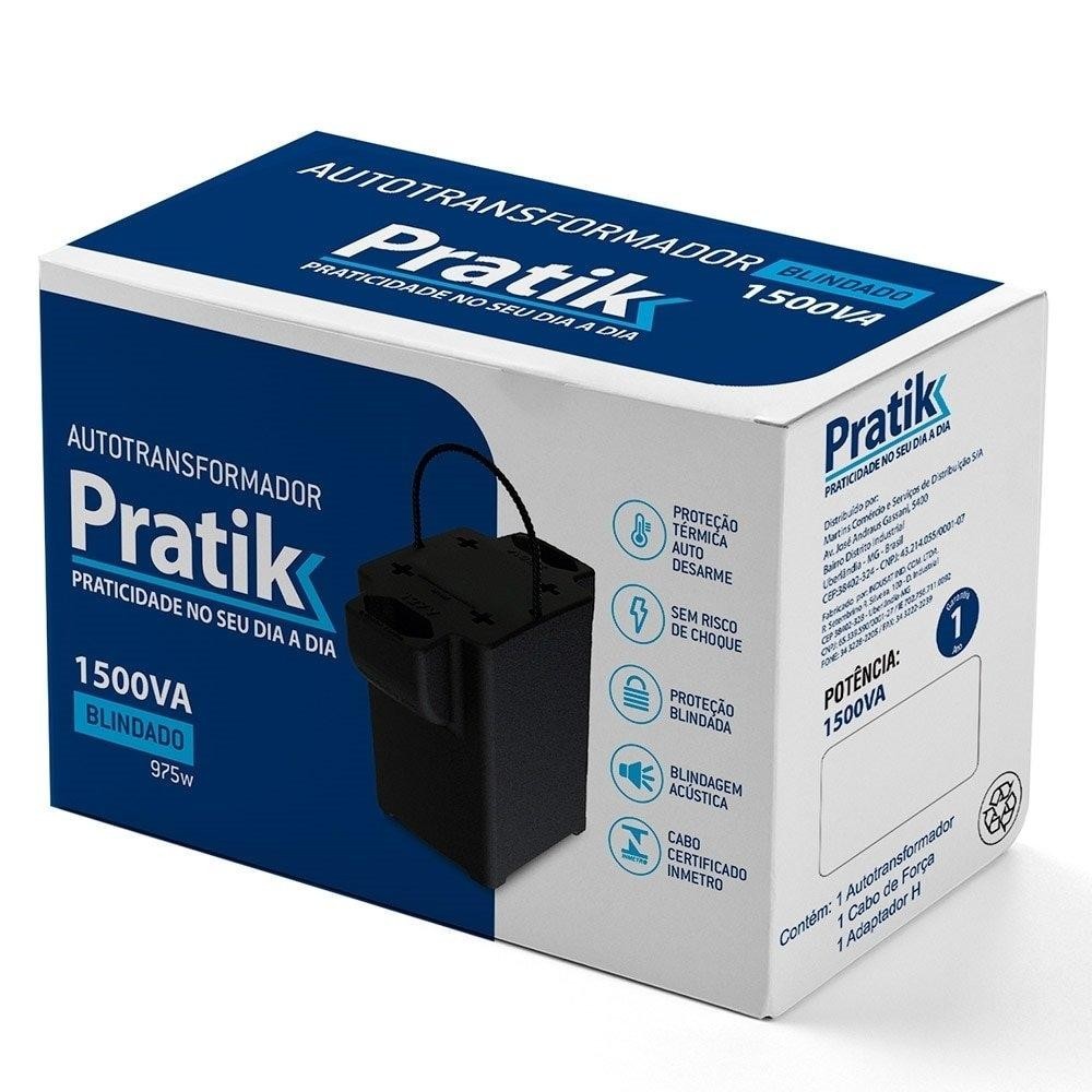 Transformador Pratik 1500VA Blindado Bivolt em Oferta na Shopee