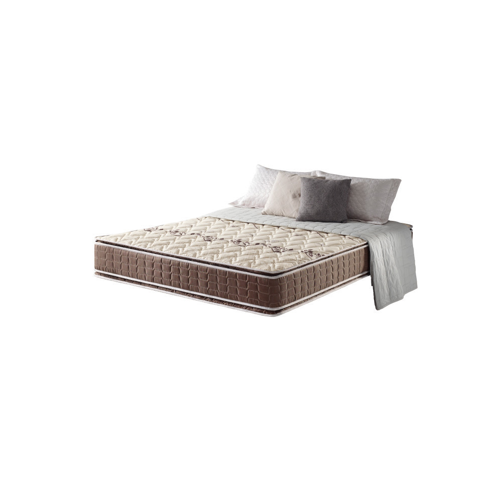 Colchão Viúva Orleans Espuma D70/D28 Dupla Face Pillow Top 128x188x26cm - Home & Living