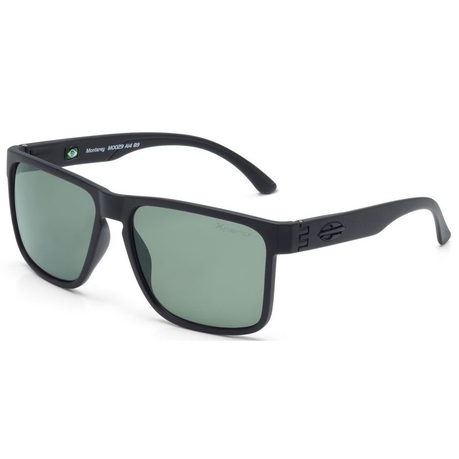 Óculos Solar Mormaii Monterey Polarizado M0029a1489 - Preto - Lente Verde Polarizado cat1