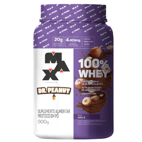 100% Whey Max Titanium x Dr. Peanut (900g) Max Titanium