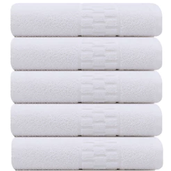 Kit 5 Toalhas Rosto para Salão de Beleza SPA Hotel 48x80cm BF Casa