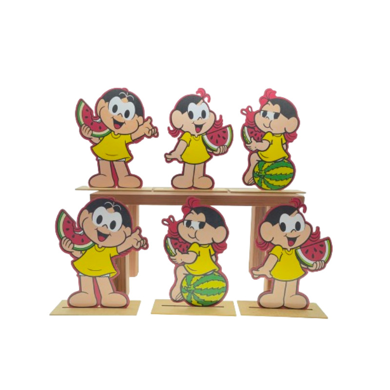 Kit Display de Mesa 6 Peças Para Festa Magali MDF em Oferta na Shopee