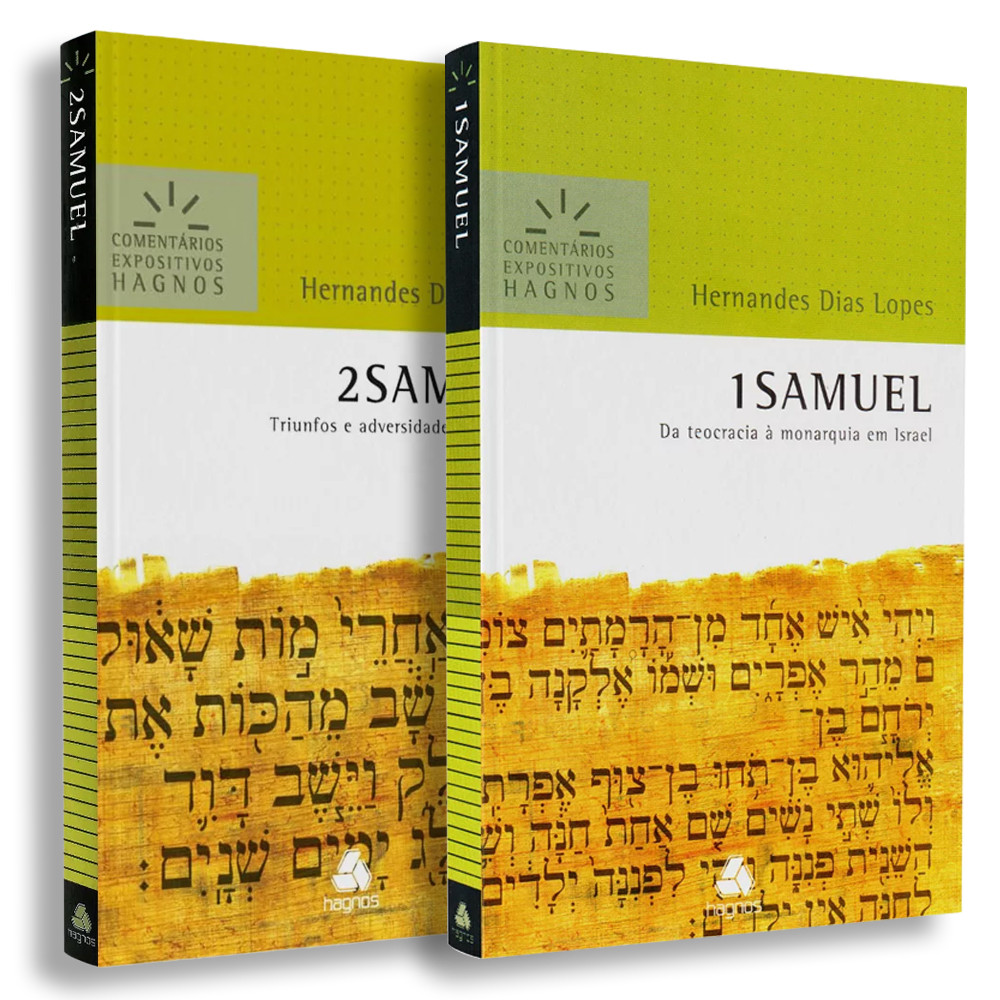 BOX Comentário Exposito | 1 e 2 Samuel | Hernandes Dias Lopes em Oferta na Shopee