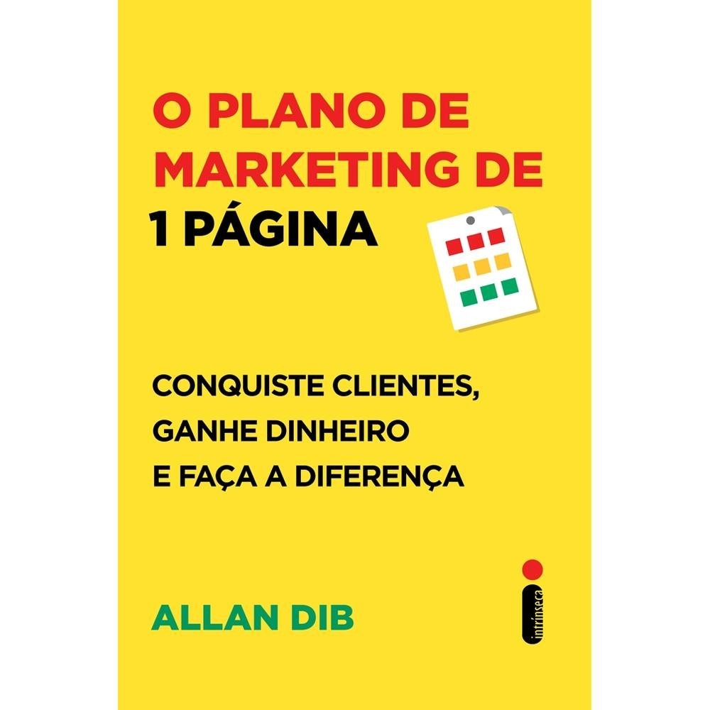 O plano de marketing de 1 página - ESTBH LIVROS NOVOS