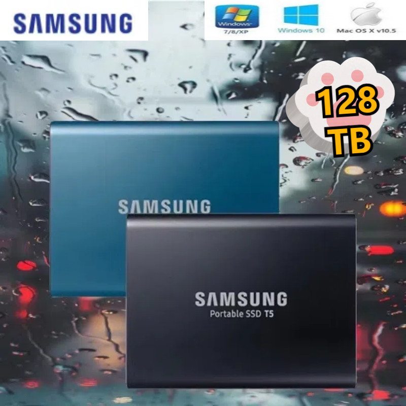 ⚡️ Samsung-Disco Rígido Externo HD 128TB/60TB SSD 30TB USB3.1-Type C De Expansão 16TB/8TB/4TB 1TB/2TB