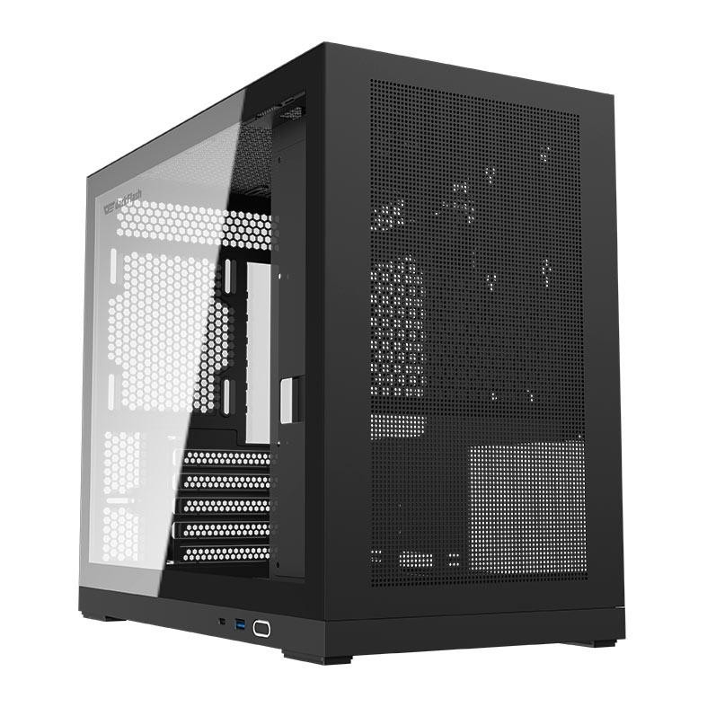 Gabinete Gamer Aigo Darkflash DS210, Mid-Tower, Lateral de Vidro, Preto, DS210-BLACK em Oferta na Shopee