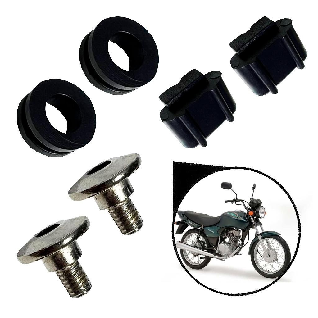 Kit Parafuso Fixação Protetor Escape Honda Cg 125 150 160 Titan Fan Start em Oferta na Shopee