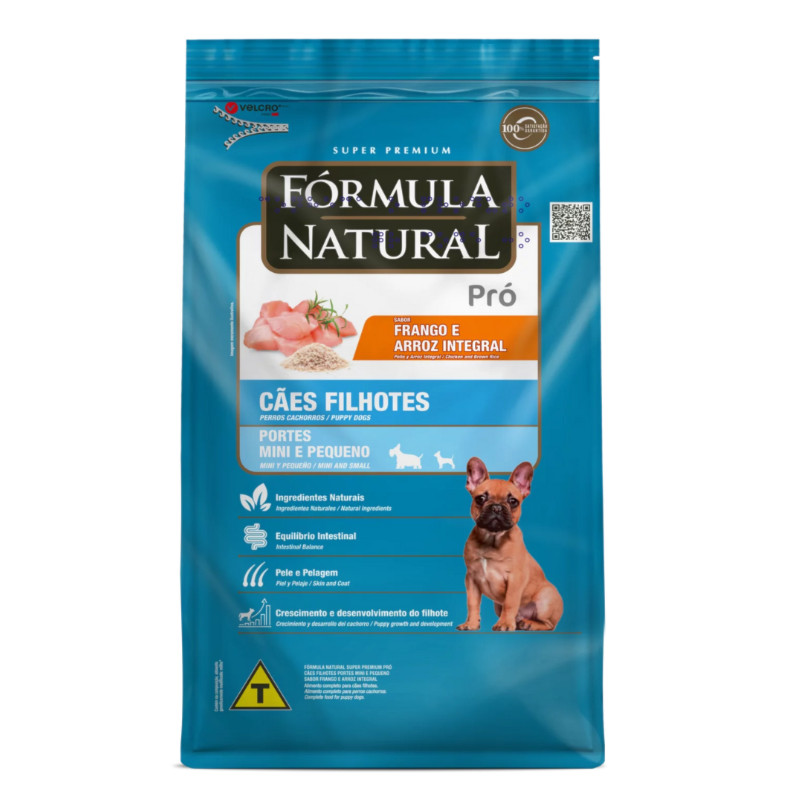 Ração Formula Natural Pró Cães Filhotes Porte Mini E Pequeno 2,5 kg Sabor Frango E Arroz Integral em Oferta na Shopee