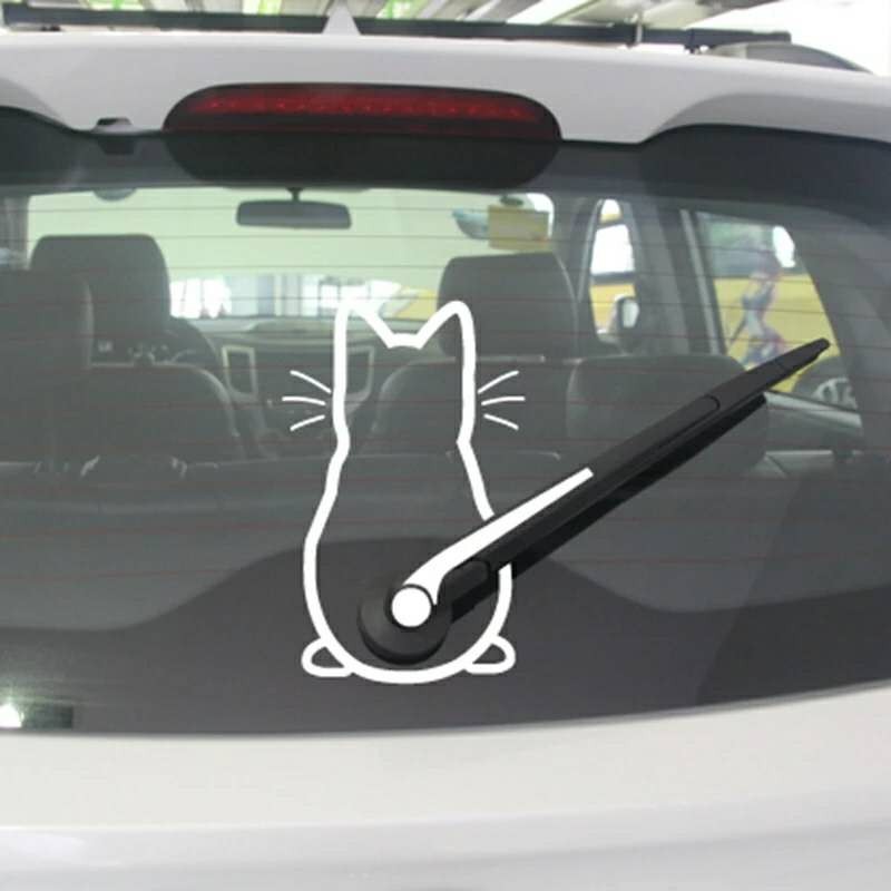 Adesivo De Gatinho Para Carro Adesivo De Para Brisa