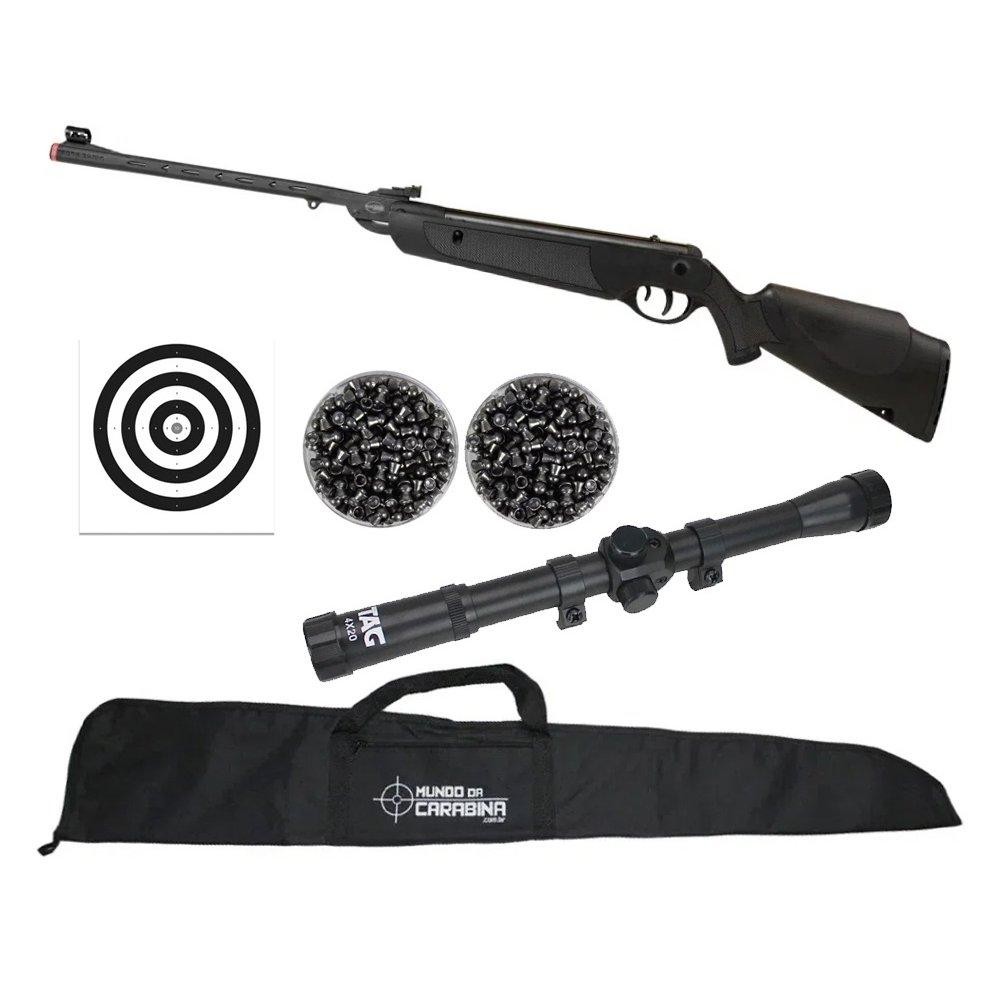Carabina Rossi Dione Sport MH 5,5 Rossi + Luneta 4x20 +Itens
