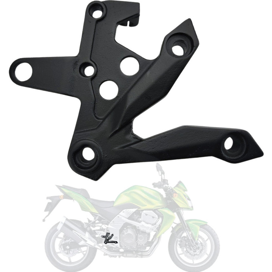 Bacalhau Suporte Pedaleira Kawasaki Z750 Lado Direito Preto