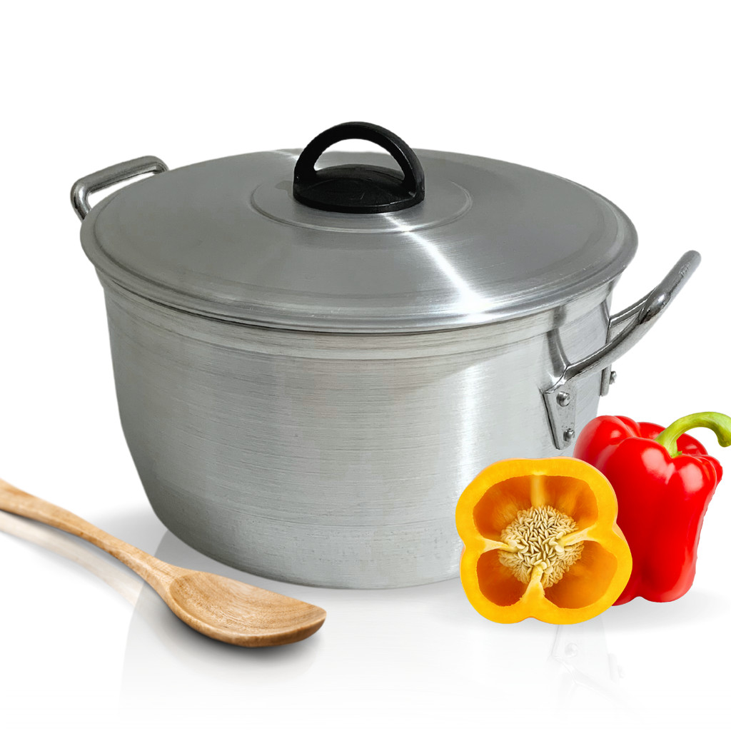 Caçarola Hotel para Feijoada 30cm - Alumínios Portela -  Panela Alumínio Reforçada