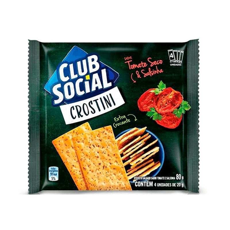 Club Social Crostini Sabor Tomate Seco e Salsinha 80g em Oferta na Shopee