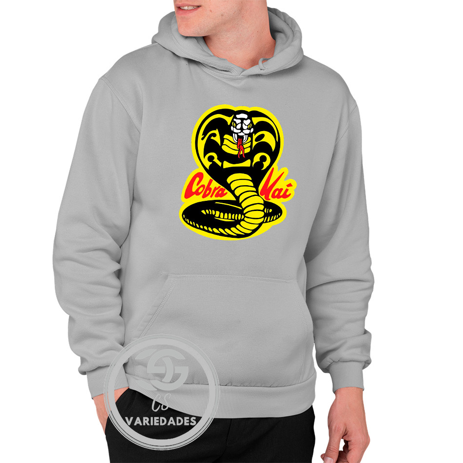Moletom Cobra Kai Dojo casaco Blusa De Frio moletom Unissex Premium canguru com bolso capuz Diversas Cores Plus Size