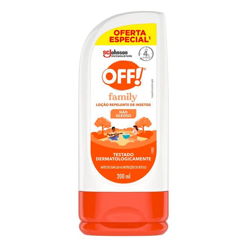 Loção Repelente Off Family 200ml em Oferta na Shopee