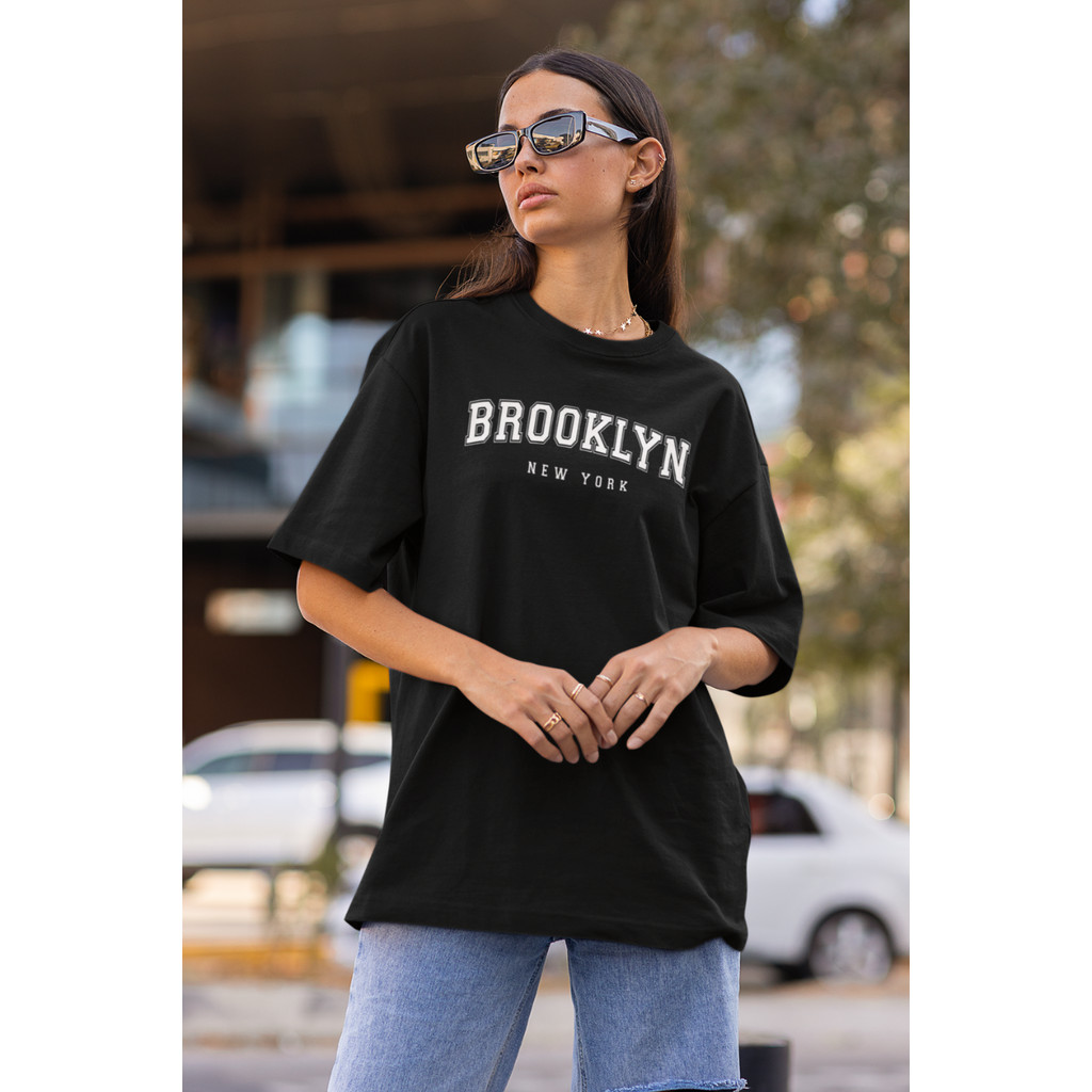 Camiseta Feminina Oversized Blusinha Camisa Básica Moda Verão Tendência Bege