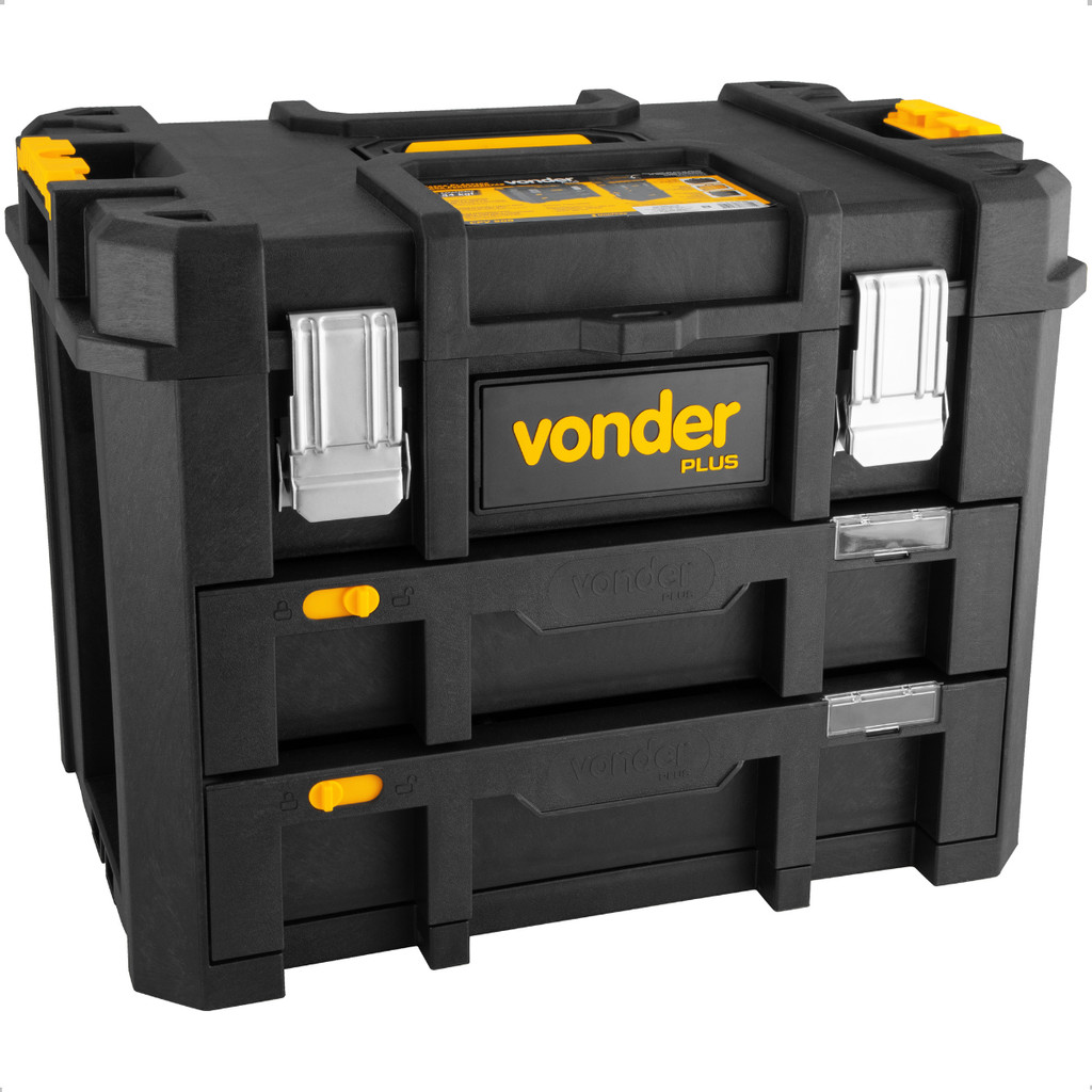 Caixa de Ferramentas Plástica CPV 900 Vonder em Oferta na Shopee