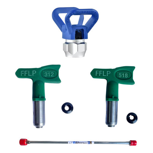 Extensor Para Pistola Airless 75cm + Porta Bico + Bicos Fflp