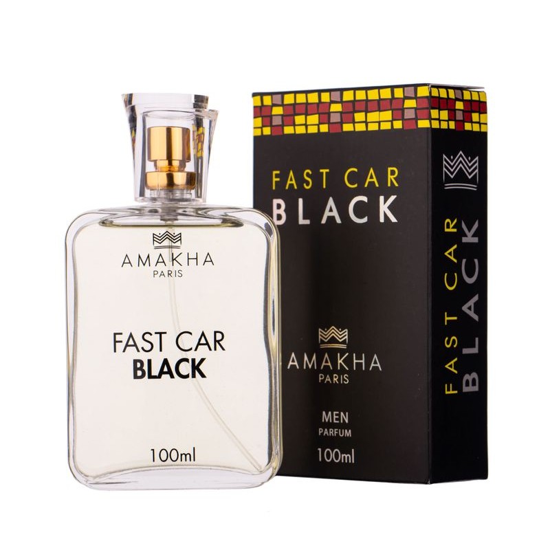 Deo Colônia Masculino Fast Car Black 100ml - Amakha Paris em Oferta na Shopee