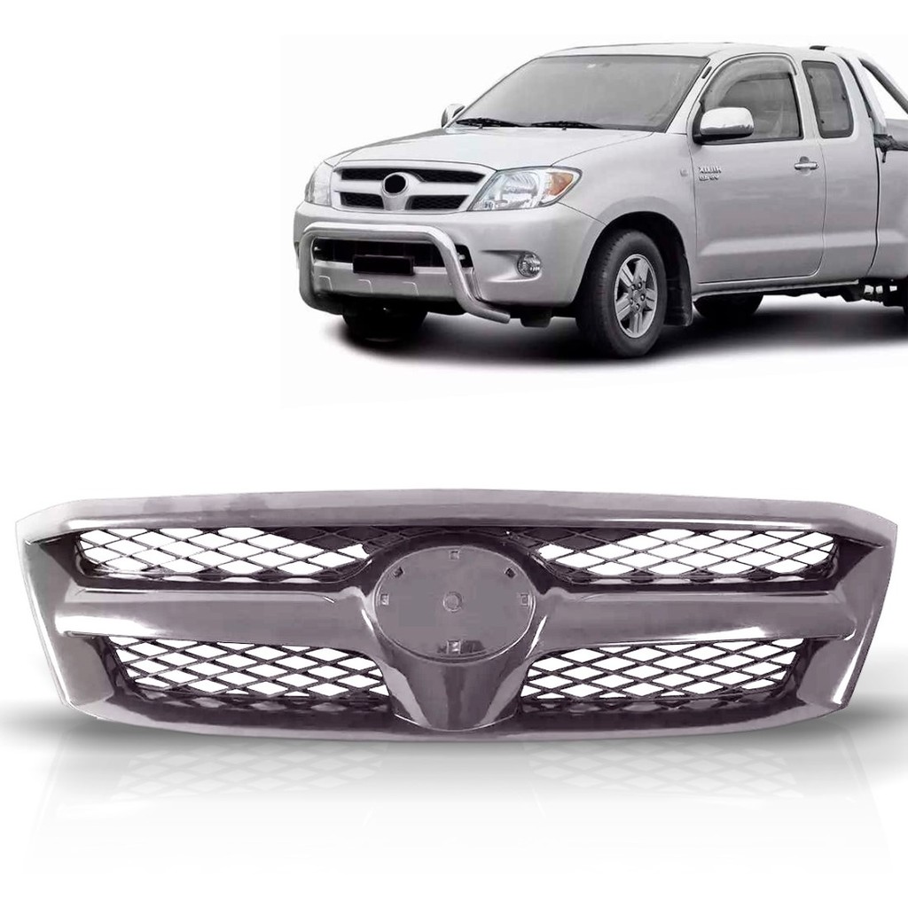 Grade Radiador Hilux Srv 2005 2006 2007 Primer em Oferta na Shopee