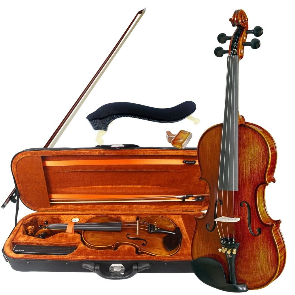 Violino Eagle Vk544 4/4 Rajado Envernizado + Case Arco Breu - Hobbies & Collections