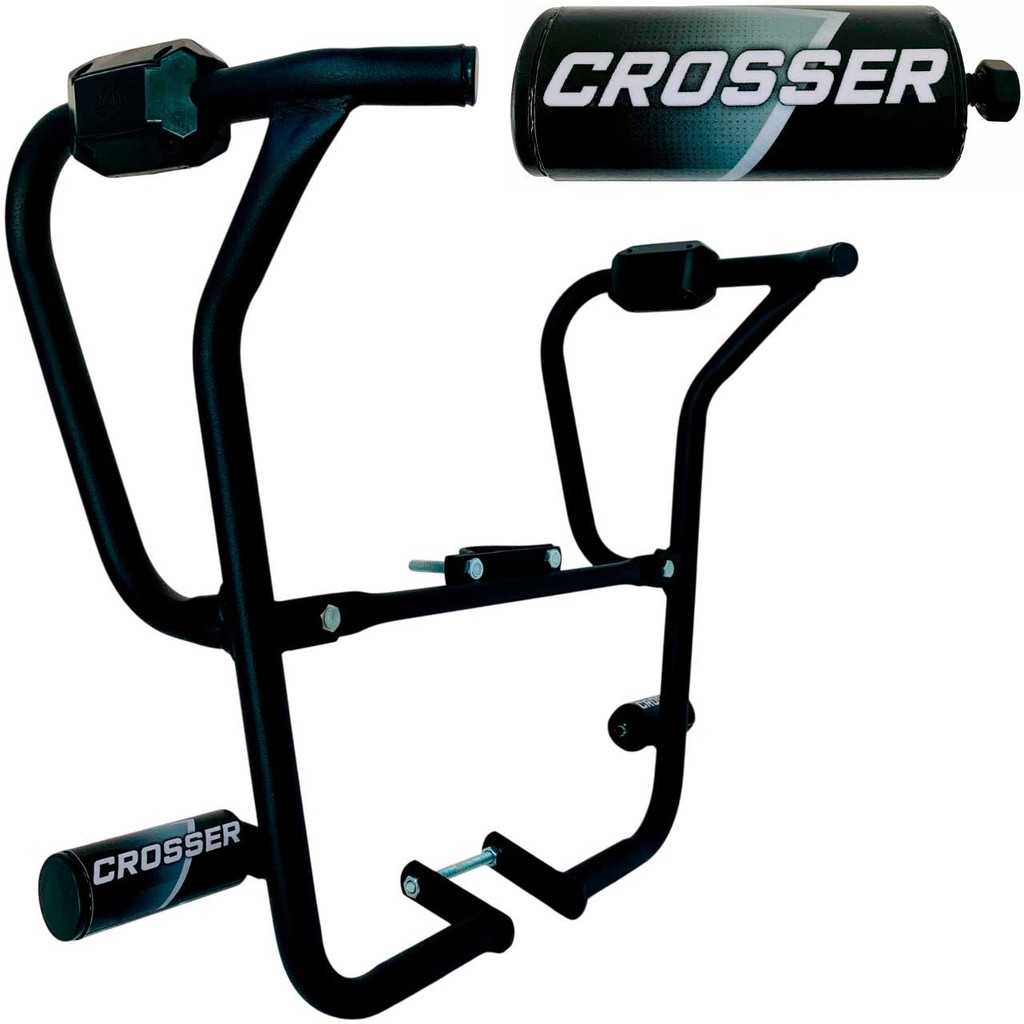 Crosser 150 Modelo 2020 Protetor Carenagem Motor Tanque Preto Mata Cachorro com Pedal Slider Moto