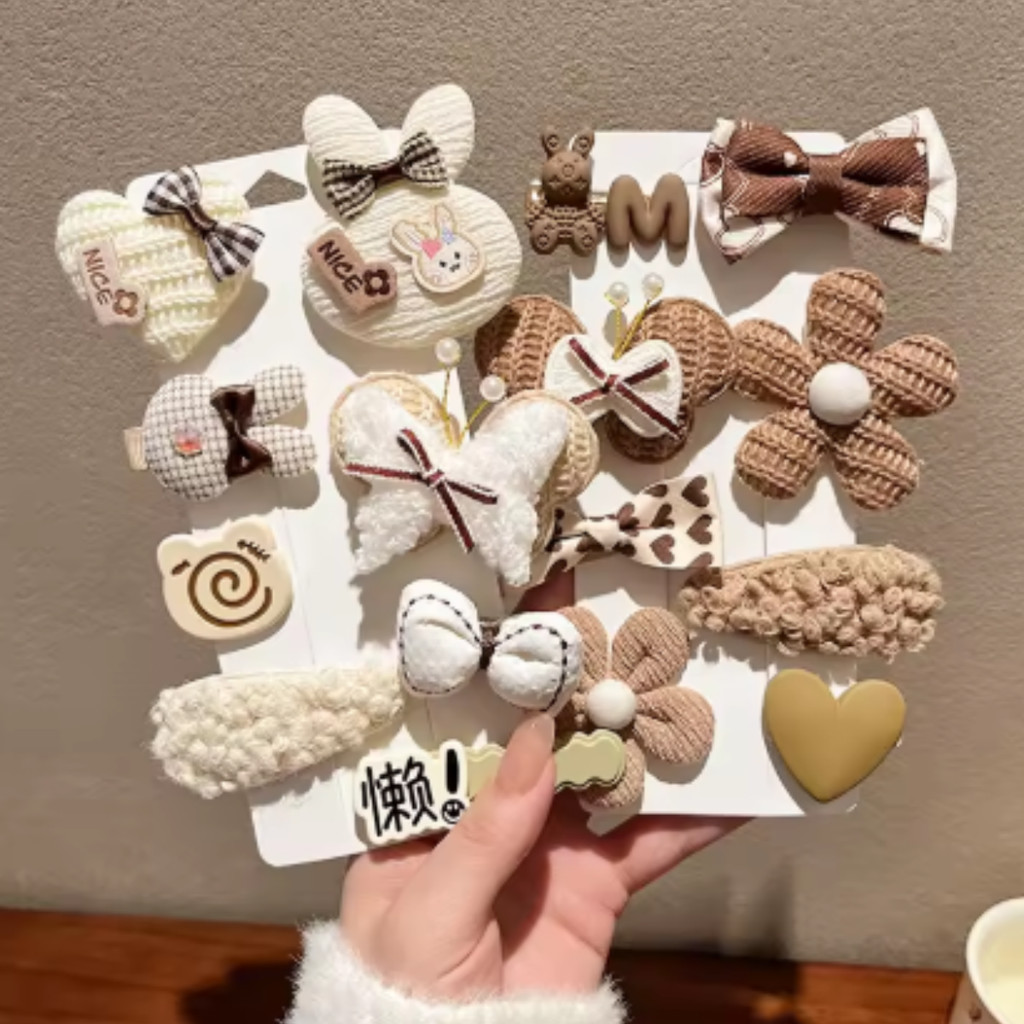 Kit De Presilhas Infantil Com 8 ou 14 Unidades Lindas Coloridas Chiques e Elegantes