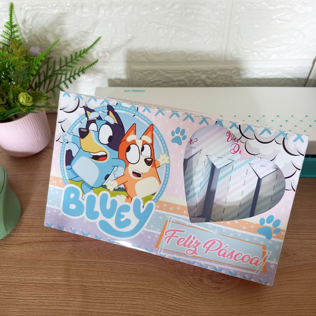 5, 10, 15 unidades Caixa de mini confeiteiro bluey pascoa ovo de 100/150g - varios temas