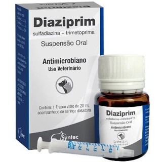 Syntec Diaziprim Oral para Cães e Gatos - 20 ml em Oferta na Shopee