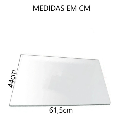 Vidro Interno Compativel C/ Dako Magister 5 Bocas 615x440