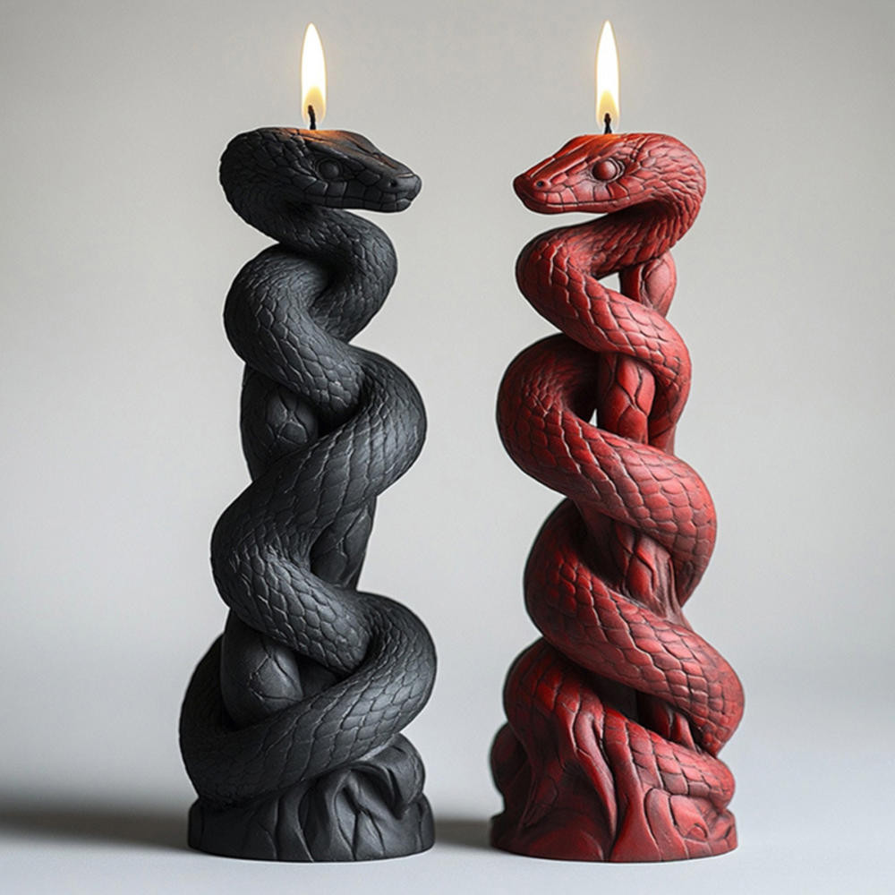 Molde De Vela 3D Forma De Enrolamento De Cobra Resina De Silicone Para Velas De Aromaterapia Cera Caseira , Moldes Decor em Oferta na Shopee