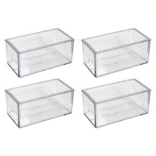 Caixa Acrílica Transparente Com Tampa 7x3cm Selecione Quantidade em Oferta na Shopee