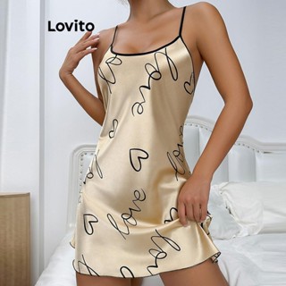 Lovito Vestido Sexy Em Formato De Coração Para Dormir Para Mulheres LNL48173