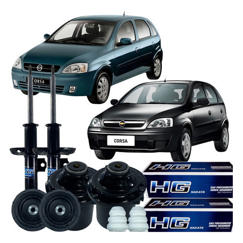 Par Amortecedor Dianteiro Coxim Coifa Corsa Hatch 2002 Á 2012 em Oferta na Shopee