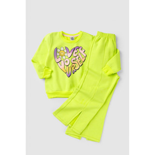 Conjunto Infantil Feminino Love Yourself em Oferta na Shopee