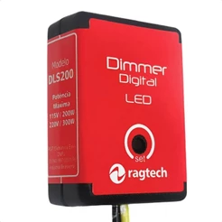 Dimmer Digital Bivolt Aparelho para Regulagem da Intensidade Luminosa Led DLS200 - Ragtech 20DIM4440