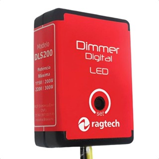 Dimmer Digital Bivolt Aparelho para Regulagem da Intensidade Luminosa Led DLS200 - Ragtech 20DIM4440 em Oferta na Shopee