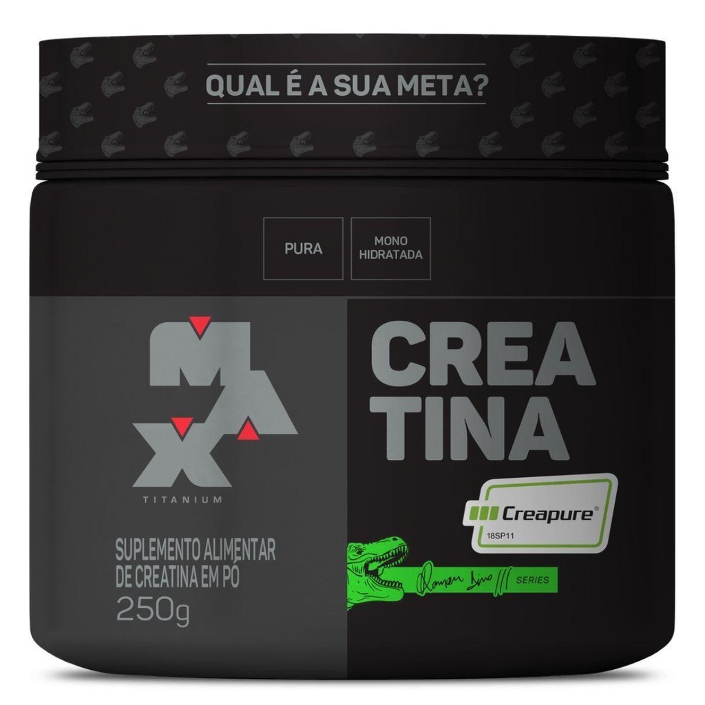 Creatina Selo Creapure Max Titanium By Dino 250g Monohidratada