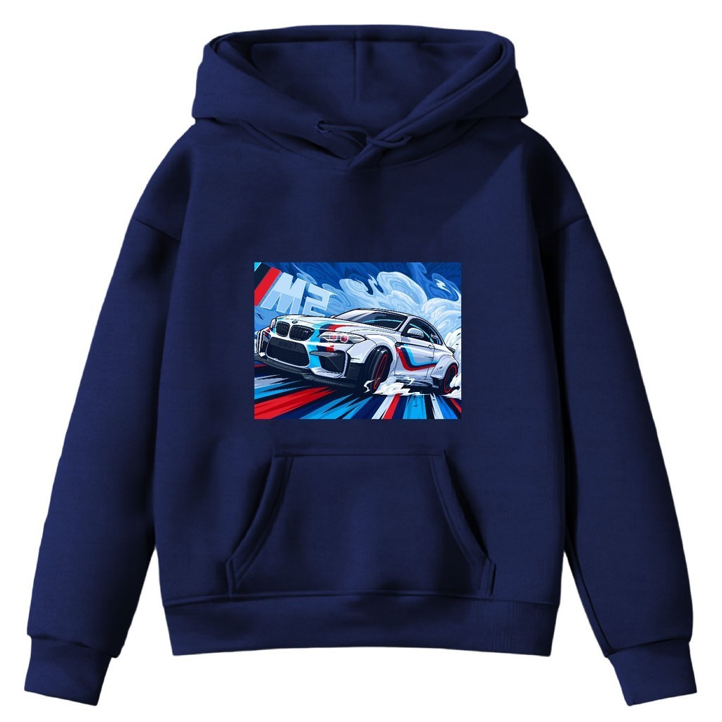 Blusa Moletom Flanelado Infantil Canguru Carro M2 Corrida Desenho Animado Infância Tv Diversão Lazer