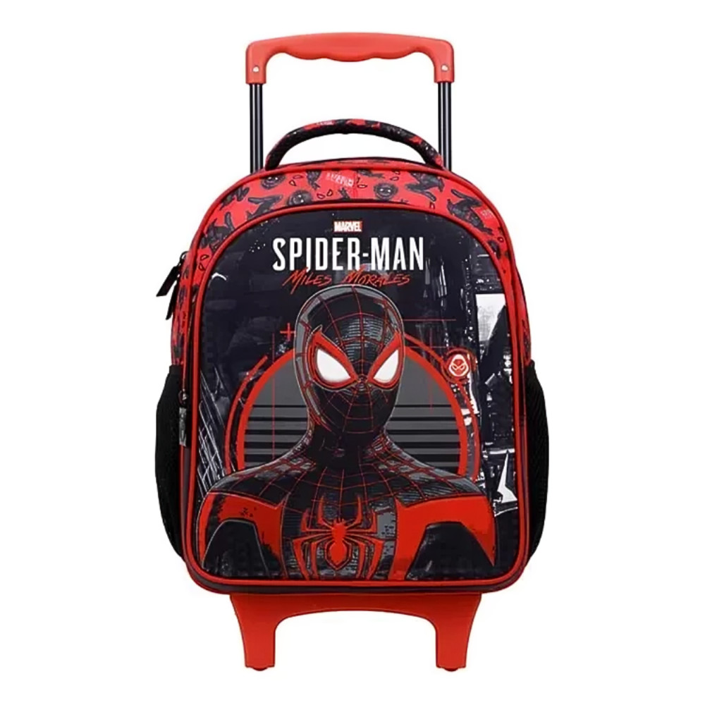 Mochila de Rodinhas Spider-Man XERYUS Preta
